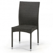 Плетеный стул из искусственного ротанга Y380A-W53 Brown